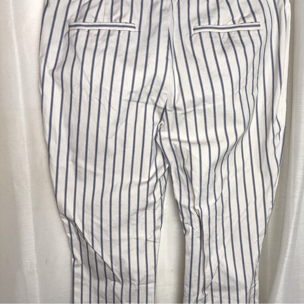 Anthropologie The Essential Striped Cropped Pants - Picture 6 of 13